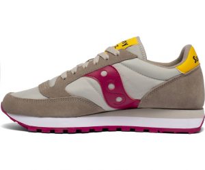 SAUCONY-Scarpe DONNA JAZZ ORIGINAL KHAKI/RED