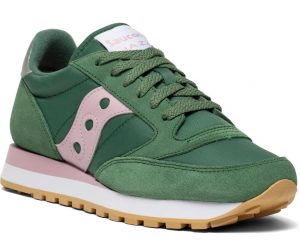 SAUCONY-Scarpe DONNA JAZZ ORIGINAL VERDE/ROSA