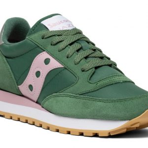 SAUCONY-Scarpe DONNA JAZZ ORIGINAL VERDE/ROSA