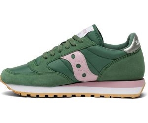 SAUCONY-Scarpe DONNA JAZZ ORIGINAL VERDE/ROSA
