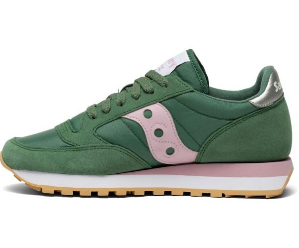 SAUCONY-Scarpe DONNA JAZZ ORIGINAL VERDE/ROSA