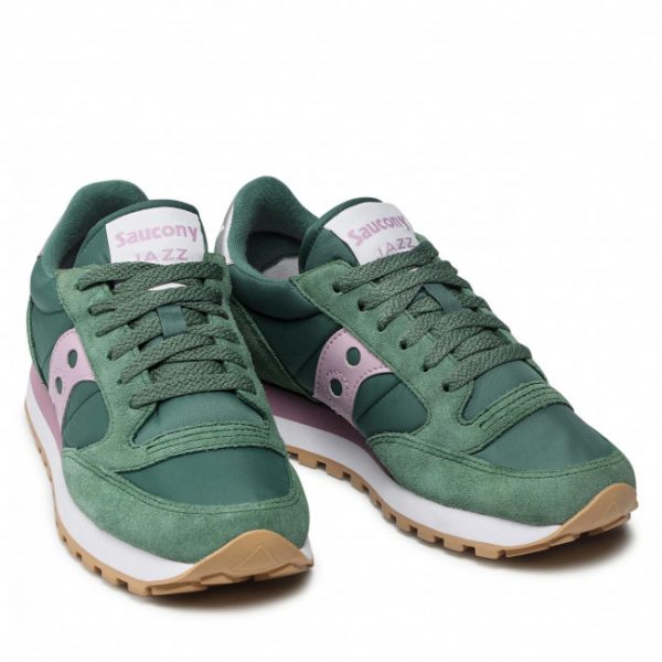 SAUCONY-Scarpe DONNA JAZZ ORIGINAL VERDE/ROSA