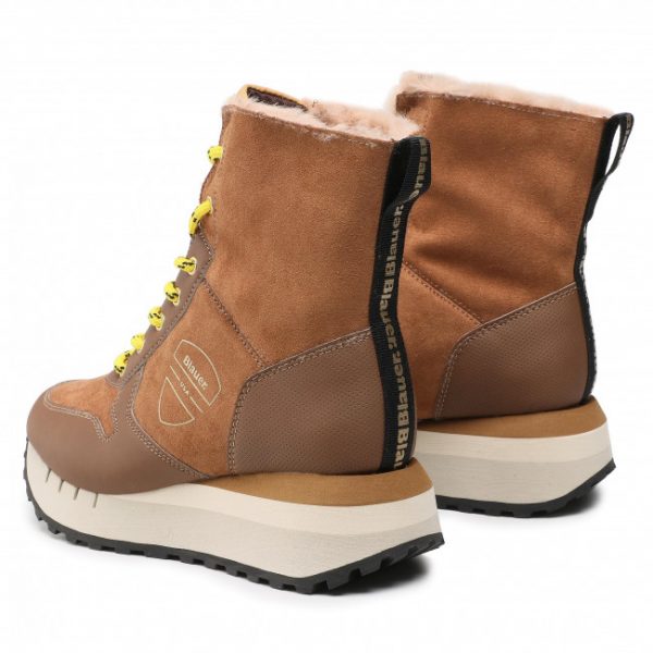BLAUER-Charley – Sneakers Alta Donna COGNAC