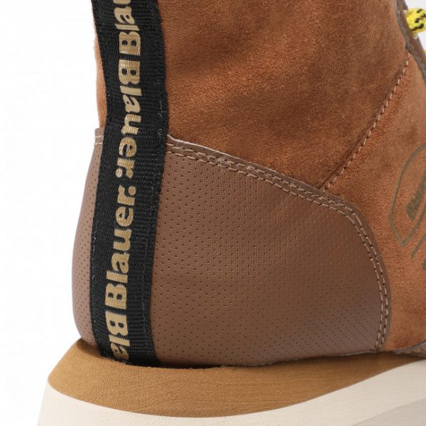 BLAUER-Charley – Sneakers Alta Donna COGNAC