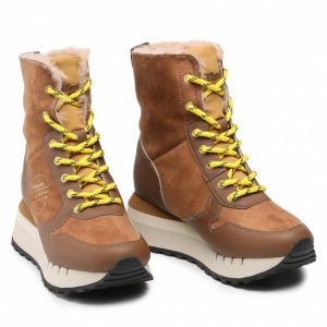 BLAUER-Charley – Sneakers Alta Donna COGNAC