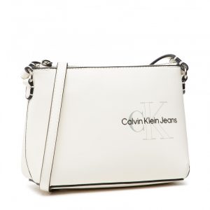 CALVIN KLEIN – Borsa Donna Sculpted Camera Bag Bianco