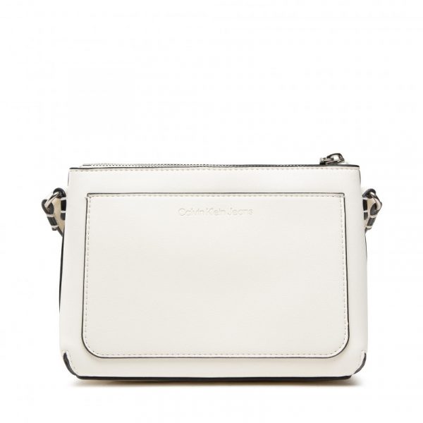CALVIN KLEIN – Borsa Donna Sculpted Camera Bag Bianco