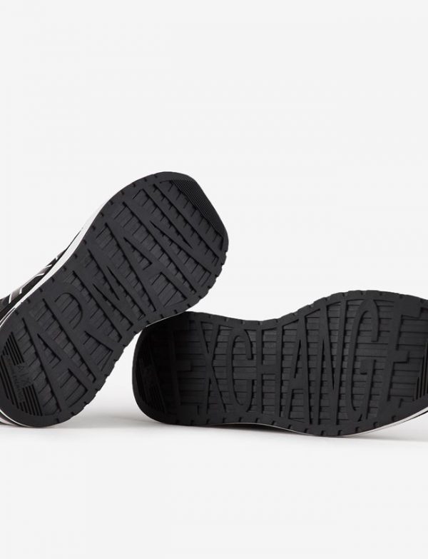 ARMANI EXCHANGE-SCARPE UOMO IN MESH CON SUOLA MAXI