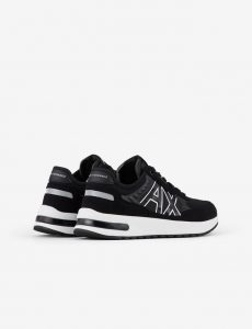 ARMANI EXCHANGE-SCARPE UOMO IN MESH CON SUOLA MAXI