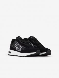 ARMANI EXCHANGE-SCARPE UOMO IN MESH CON SUOLA MAXI