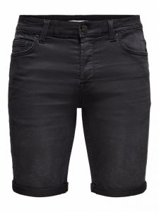 ONLY&SONS-PANTALONCINO CORTO NERO