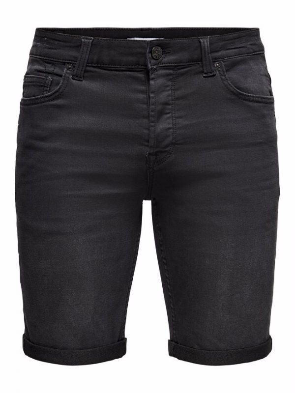ONLY&SONS-PANTALONCINO CORTO NERO