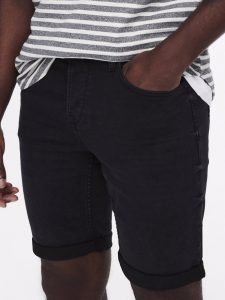 ONLY&SONS-PANTALONCINO CORTO NERO