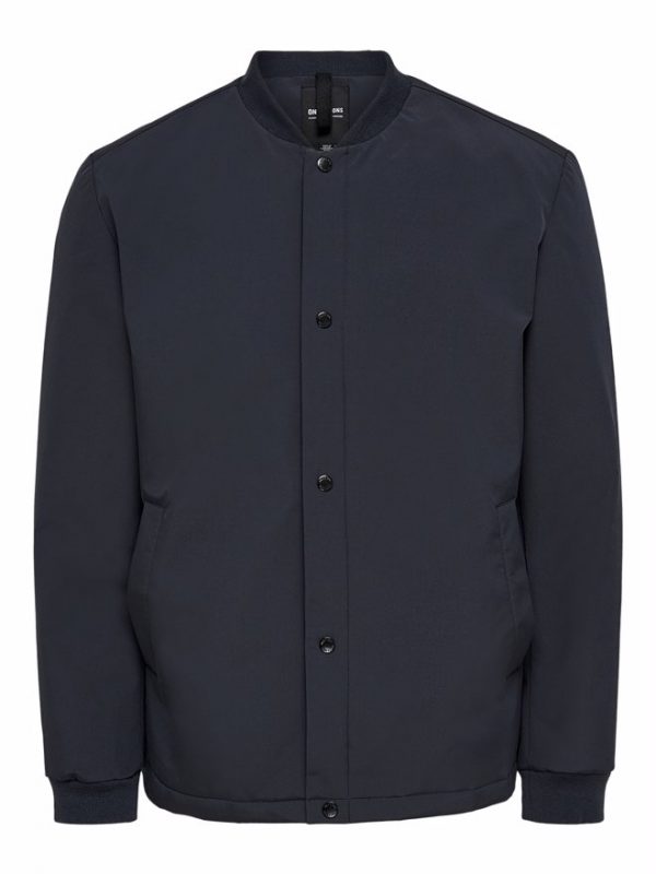 ONLY&SONS-BOMBER LEGGERO BLU SCURO
