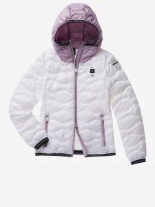 BLAUER-PIUMINO DONNA ECO-FRIENDLY BICOLOR ELLA BIANCO