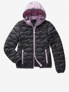 BLAUER-PIUMINO DONNA ECO-FRIENDLY BICOLOR ELLA NERO