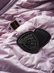 BLAUER – Piumino Donna a Onde Kristin Lavanda