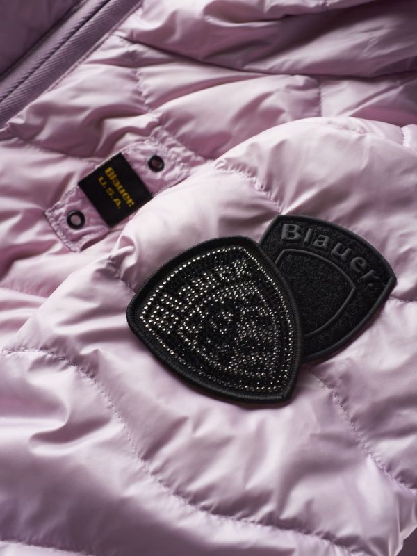 BLAUER – Piumino Donna a Onde Kristin Lavanda