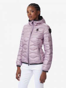 BLAUER – Piumino Donna a Onde Kristin Lavanda