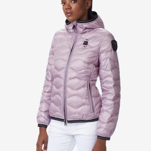 BLAUER – Piumino Donna a Onde Kristin Lavanda