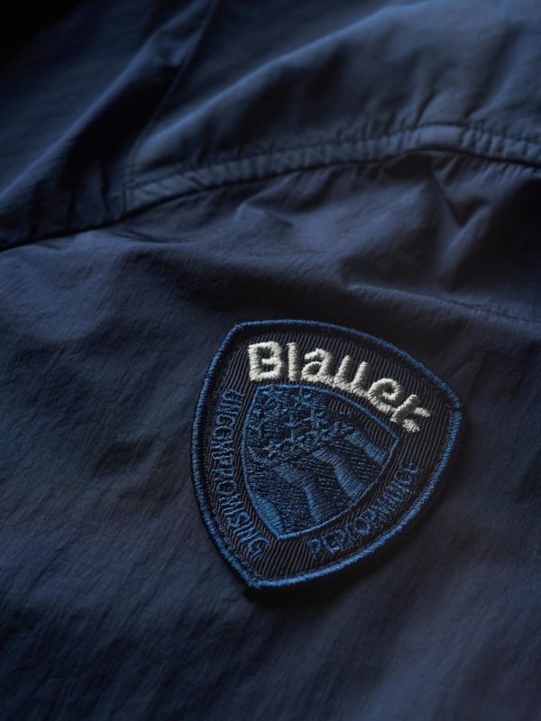 BLAUER-BOMBER UOMO TINTO IN CAPO Blu
