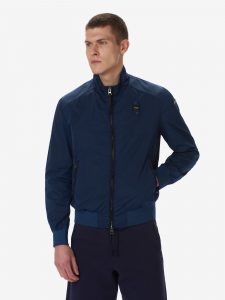 BLAUER-BOMBER UOMO TINTO IN CAPO Blu