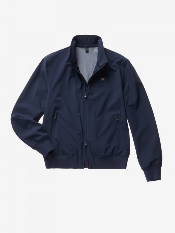 BLAUER-BOMBER IN NEOPRENE LEGGERO ALFREDO Blu