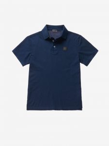 BLAUER-POLO IN PIQUET DI COTONE Blu Iris