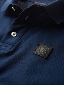 BLAUER-POLO IN PIQUET DI COTONE Blu Iris