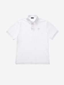 BLAUER-POLO IN PIQUET DI COTONE Bianca