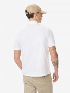 BLAUER-POLO IN PIQUET DI COTONE Bianca