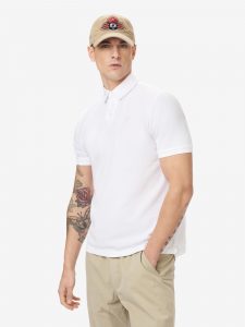 BLAUER-POLO IN PIQUET DI COTONE Bianca