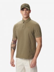 BLAUER-POLO IN PIQUET DI COTONE Verde