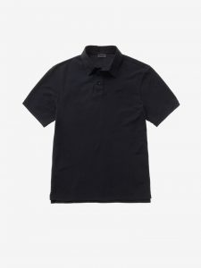 BLAUER-POLO IN PIQUET DI COTONE Nera