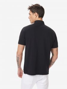 BLAUER-POLO IN PIQUET DI COTONE Nera