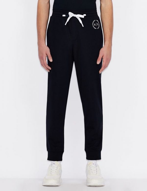 ARMANI EXCHANGE-Pantaloni sportivi in misto viscosa BLUE
