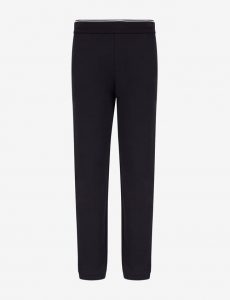 ARMANI EXCHANGE-Pantaloni sportivi in felpa di cotone stretch BLUE
