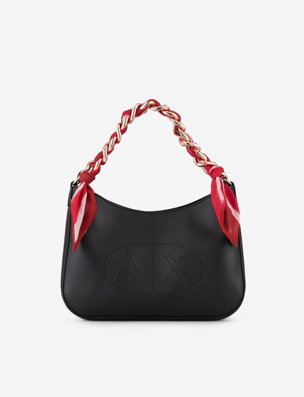 ARMANI EXCHANGE – Borsa Donna a Mano con Chiusura Calamita Nero