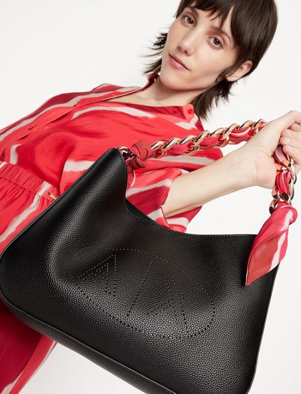 ARMANI EXCHANGE – Borsa Donna a Mano con Chiusura Calamita Nero