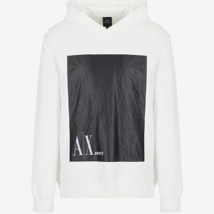 ARMANI EXCHANGE – Felpa con Cappuccio in Misto Cotone