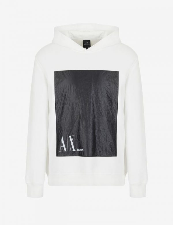 ARMANI EXCHANGE – Felpa con Cappuccio in Misto Cotone