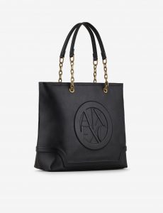 ARMANI EXCHANGE – Borsa Donna Tote con Brand Logo Nero