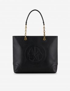 ARMANI EXCHANGE – Borsa Donna Tote con Brand Logo Nero
