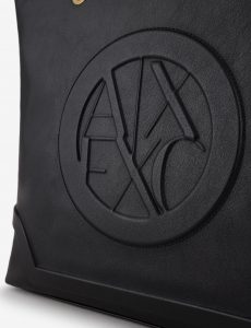 ARMANI EXCHANGE – Borsa Donna Tote con Brand Logo Nero