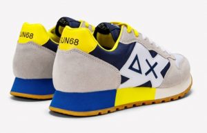 SUN68-Scarpe UOMO JAKI TRICOLORS BIANCO/NAVY BLUE