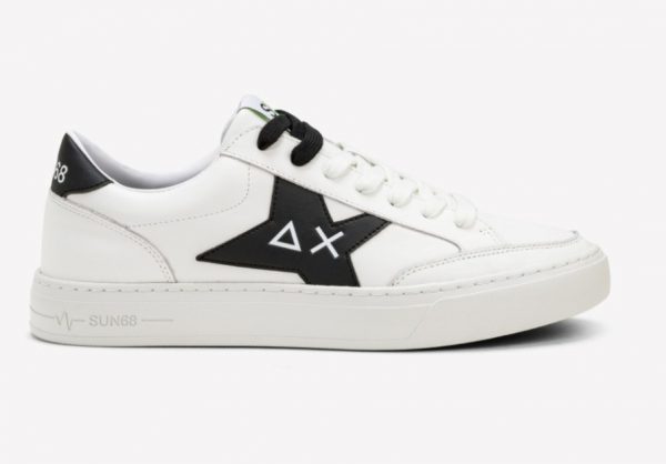SUN68-Scarpe UOMO SKATE BIANCO / NERO