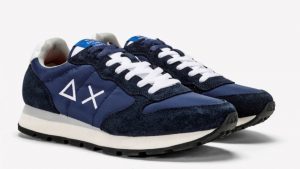 SUN68-Scarpe UOMO TOM SOLID NYLON NAVY BLUE