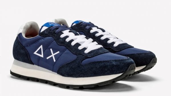 SUN68-Scarpe UOMO TOM SOLID NYLON NAVY BLUE