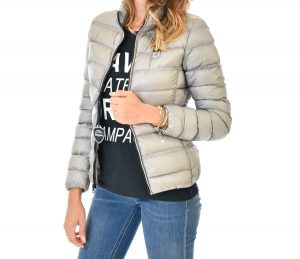 BLAUER-GIUBBINO DONNA GRIGIO PIUMINO TINTA UNITA