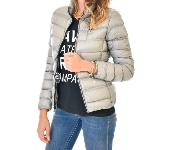 BLAUER-GIUBBINO DONNA GRIGIO PIUMINO TINTA UNITA